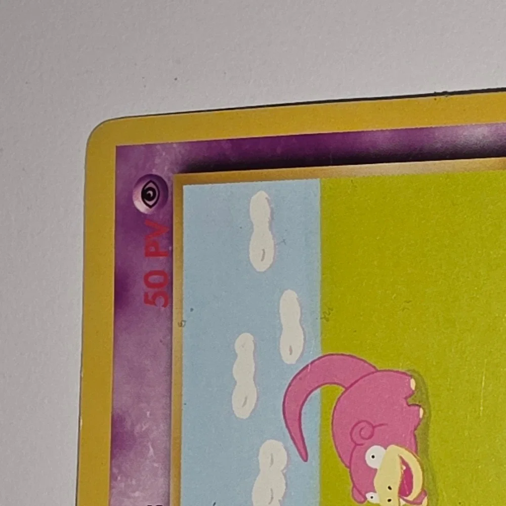 Pokemon Ramoloss Slowpoke Fossil 55/62 French Common Vintage Card 1999-2000 WOTC